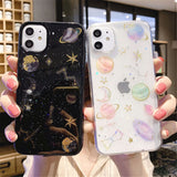 Glitter Bling Stars Moon Phone Case