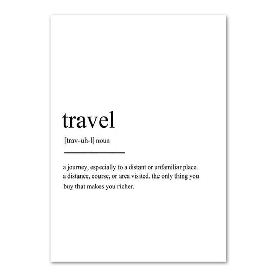 Travel - Wall Art Canvas Painting