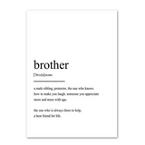 Brother - Wall Art Canvas Painting