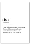 Sister - Wall Art Canvas Painting
