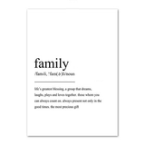 Family - Wall Art Canvas Painting