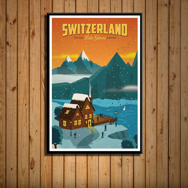 Switzerland - Wall Art Canvas Painting