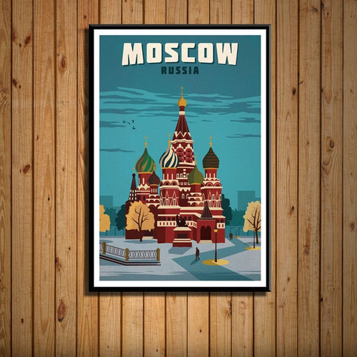 Moscow - Wall Art Canvas Painting