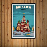 Moscow - Wall Art Canvas Painting