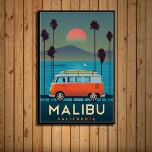 California(Malibu) - Wall Art Canvas Painting