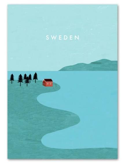 Sweden - Wall Art Canvas Painting