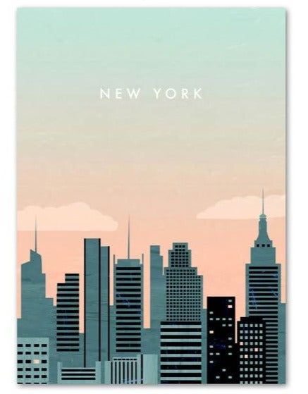 New York - Wall Art Canvas Painting