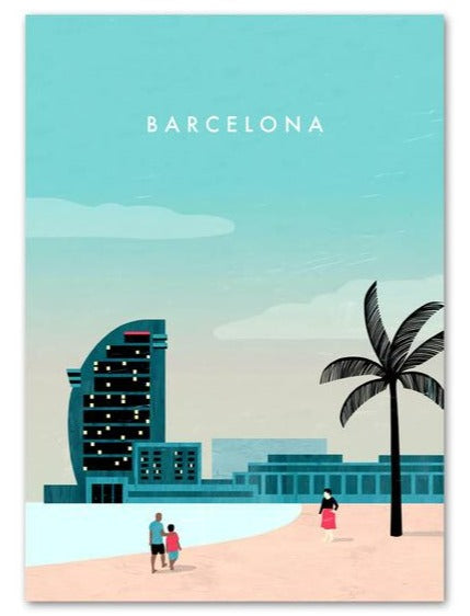 Barcelona - Wall Art Canvas Painting