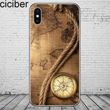 ciciber World Map Travel Phone Cases for iPhone 11 Pro Max Cover For iPhone XR 8 7 6 6S Plus X XS Max 5S SE Soft TPU Shell Coque