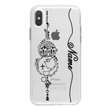 World Map Travel Plans Clear Soft Phone Case For iPhone For iPhone X XS Max 7 8 6 Plus XR Cases DIY Custom Name Line Phone Cover