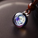 TE™️:Handmade Galaxy Glass Pendant with Rope