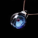 TE™️:Handmade Galaxy Glass Pendant with Rope