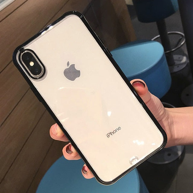 Lovebay Shockproof Bumper Transparent Silicone Phone Case For iPhone 11 Pro SE 2020 X XR XS Max 8 7 6S Plus Clear Soft TPU Cover
