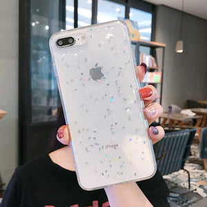 Glitter Bling Stars Moon Phone Case