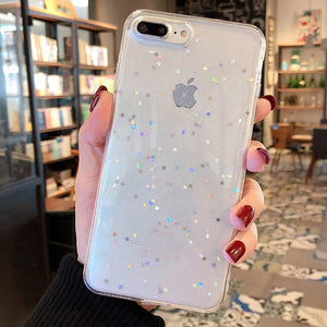 Glitter Bling Stars Moon Phone Case