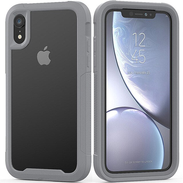 Fashion Shockproof Bumper Phone Cases For iPhone 11Pro Max XR XS Max X 8 7 6 6S Plus Transparent PC+TPU Cover For iPhone 11 Pro
