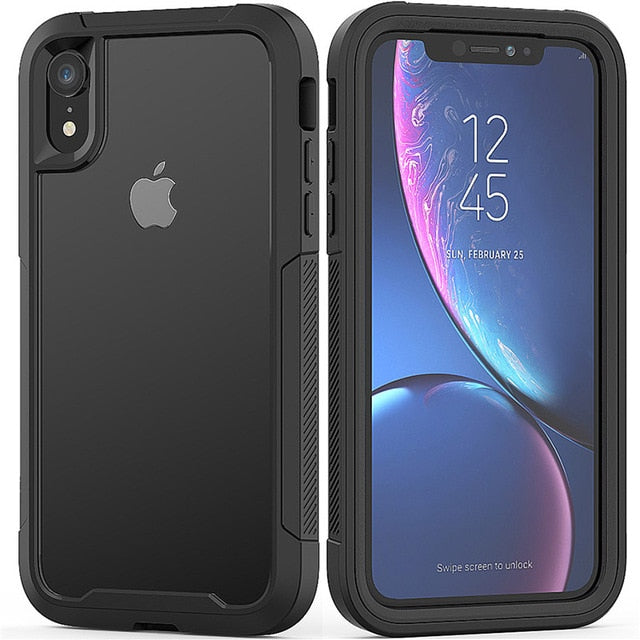 Fashion Shockproof Bumper Phone Cases For iPhone 11Pro Max XR XS Max X 8 7 6 6S Plus Transparent PC+TPU Cover For iPhone 11 Pro