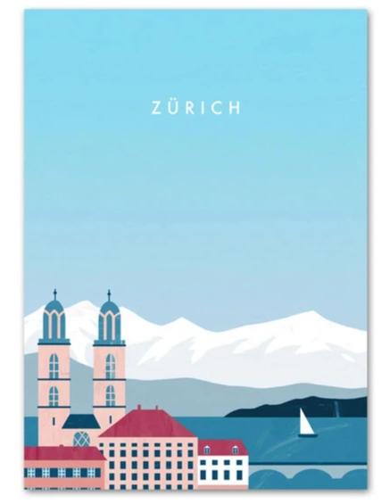 TE™️:Zürich - Wall Art Canvas Painting