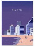 Tel Aviv - Wall Art Canvas Painting