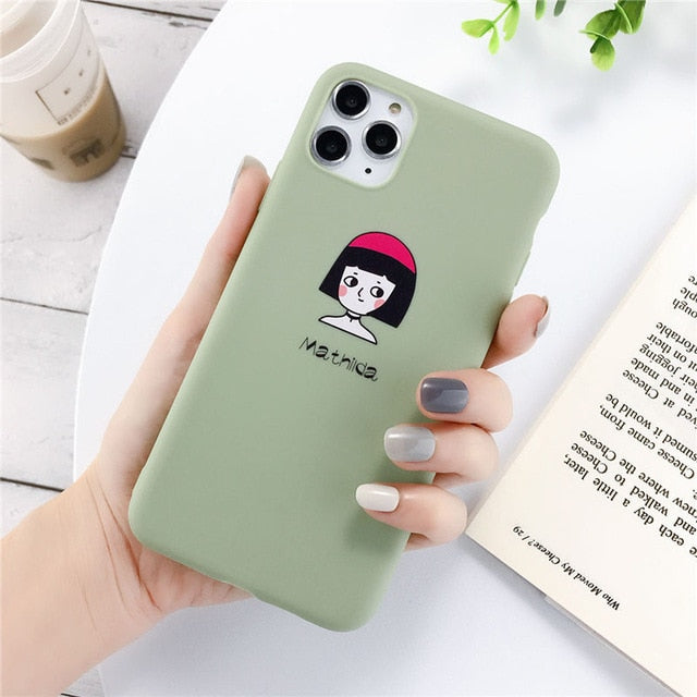 Lovebay Silicone Phone Cases For iPhone 11 Pro SE 2020 X XR XS Max 8 7 6 6s Plus 5s SE Avocado Waves Cactus Soft TPU Back Cover