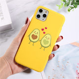 Lovebay Silicone Phone Cases For iPhone 11 Pro SE 2020 X XR XS Max 8 7 6 6s Plus 5s SE Avocado Waves Cactus Soft TPU Back Cover